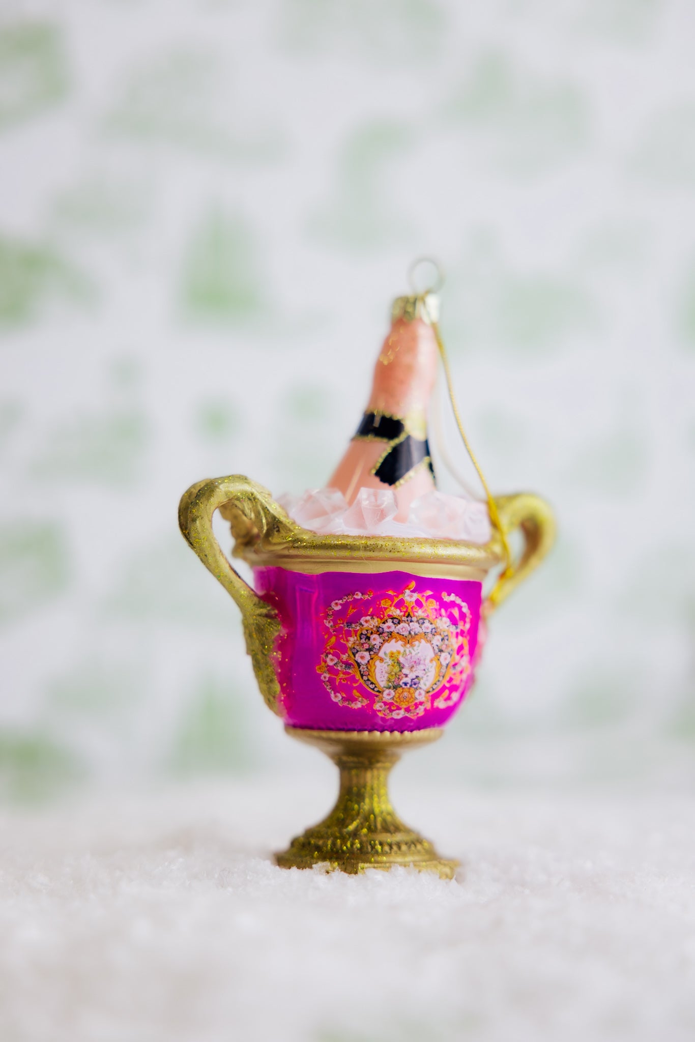 French Wine Bucket Ornament